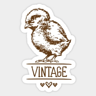 Just a human who loves chicken / animal lovers gift Sticker